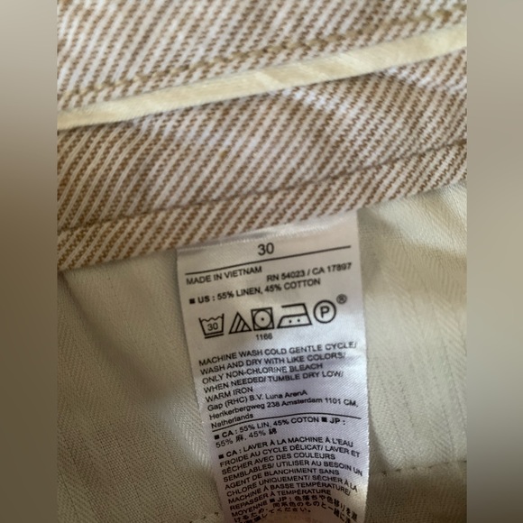 Banana Republic Linen Blend Green Shorts - Picture 5 of 8